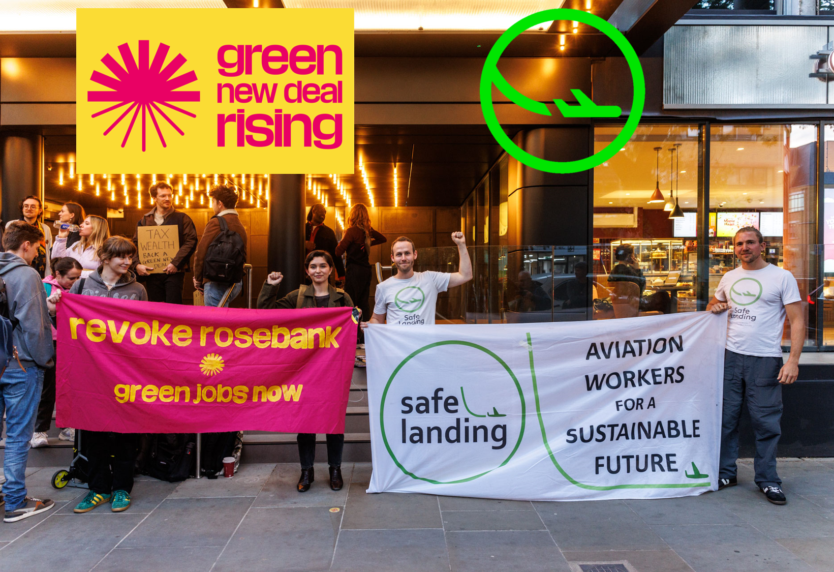 Green New Deal Rising’s “Labour be Bold” Protest Green New Deal Rising's "Labour be Bold" Protest