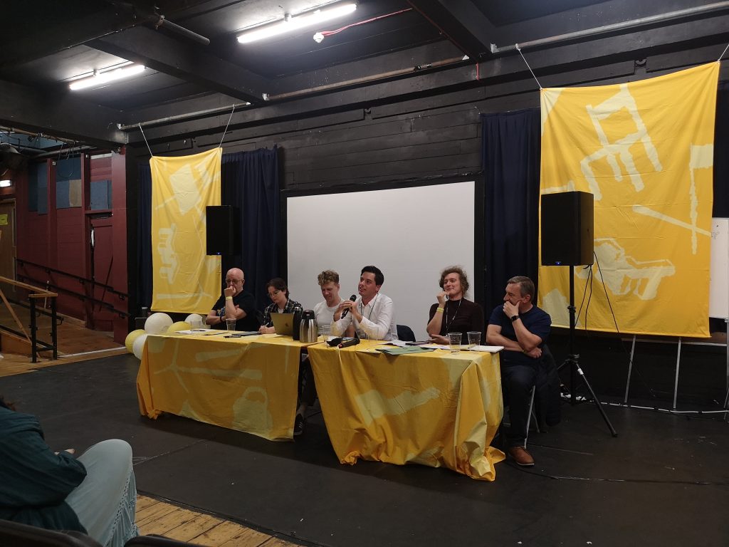 Speakers at 'The World Transformed' Conference, including from Unite the Union (automotive, steelmaking), the TUC, Yorkshire Trades Council and Neon.