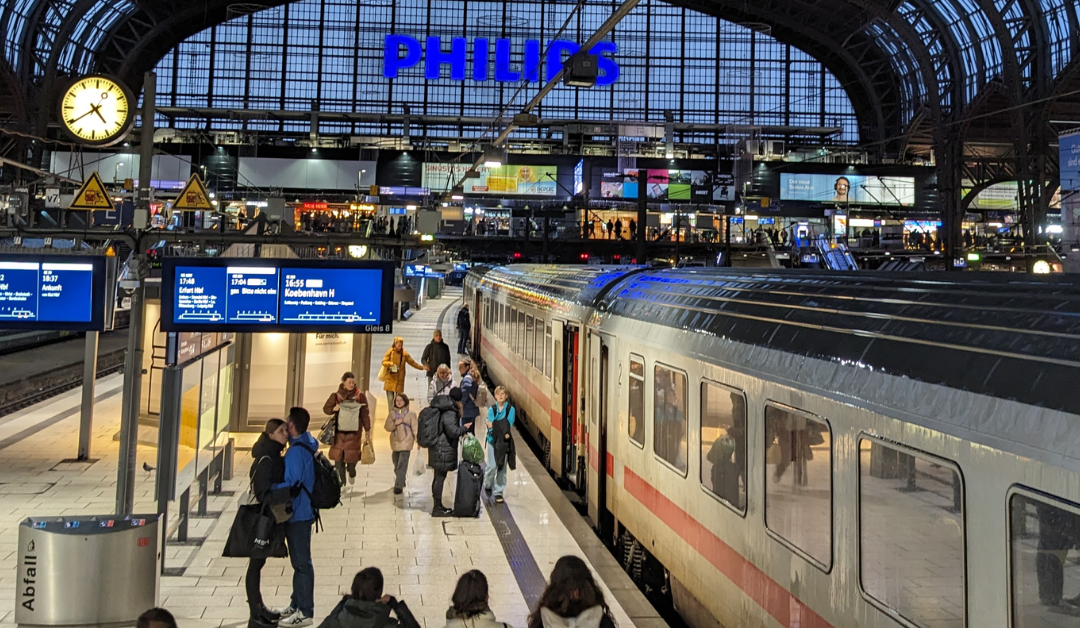 George travels to Sweden by train to attend ‘Seeds of Action’ tour