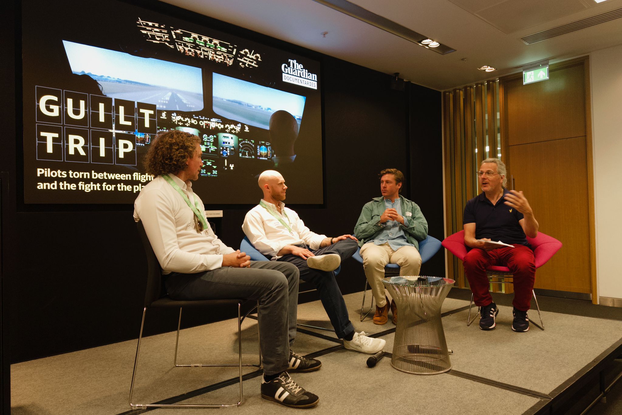 Guilt Trip pre-release screening at the Guardian headquarters in London.