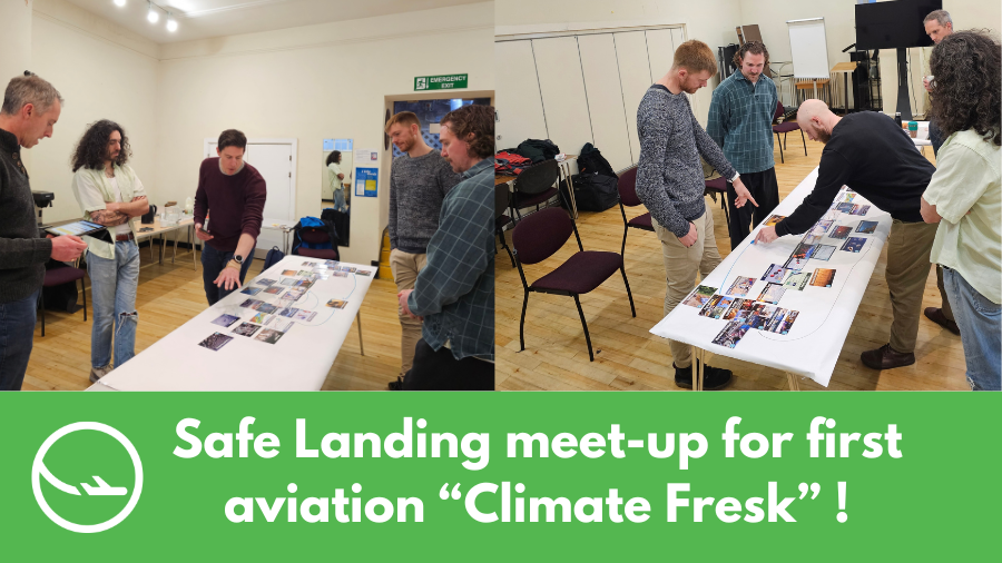 Safe Landing meet-up for our first “Climate Fresk”