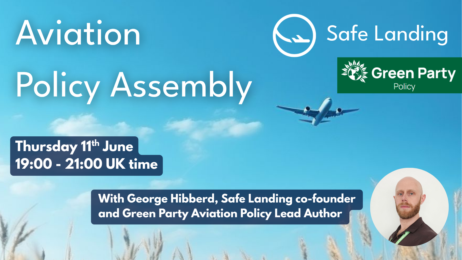 Aviation policy assembly Thu 11th June 19:00 - 21:00 UK time